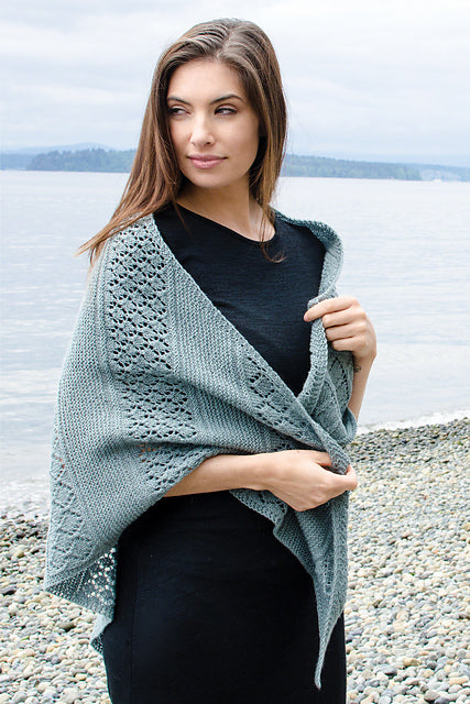 A FREE Cascade 220 Fingering Pattern - Lattice Sampler Shawl (PDF)