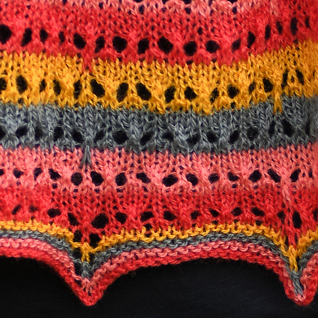 A FREE Cascade 220 Fingering Pattern - Bright Burst Shawl (PDF)