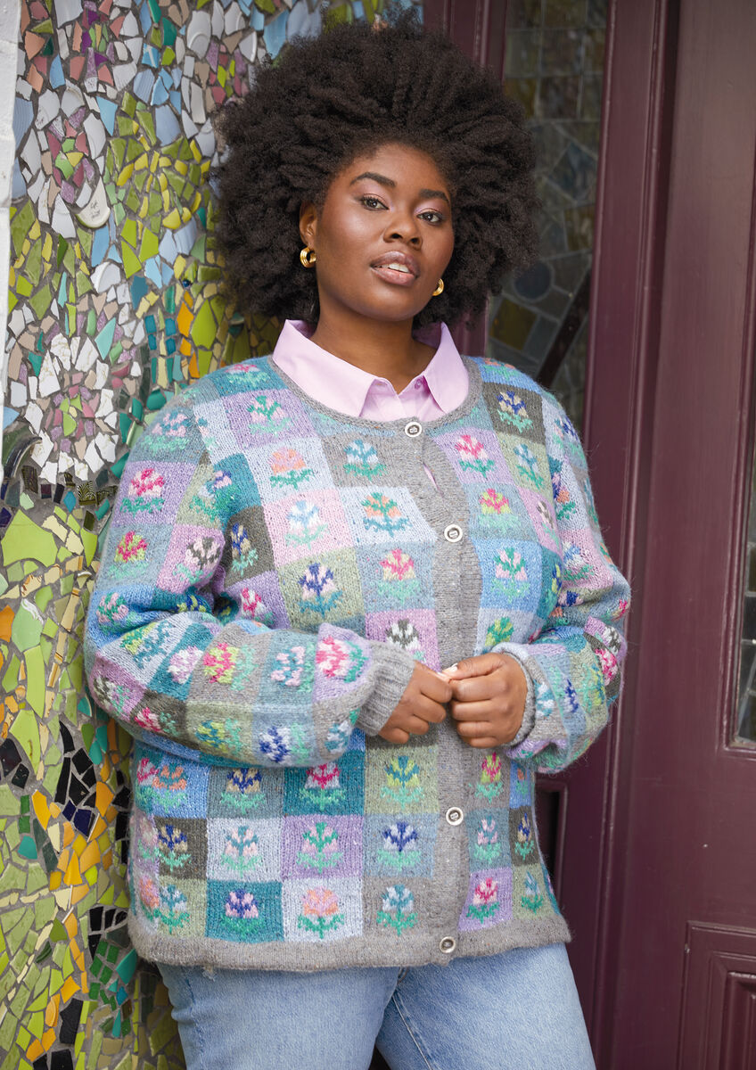 A Rowan Felted Tweed Pattern - Fall Flower (PDF)