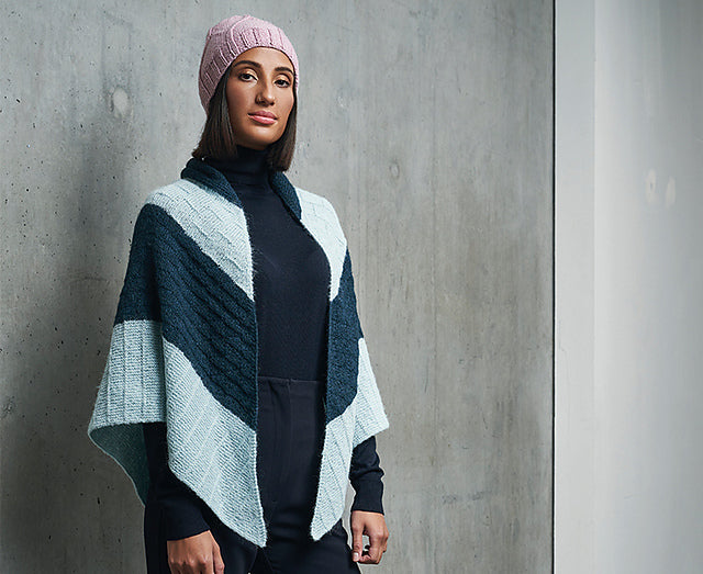 A Rowan Alpaca Classic Pattern - The City Shawl (PDF)