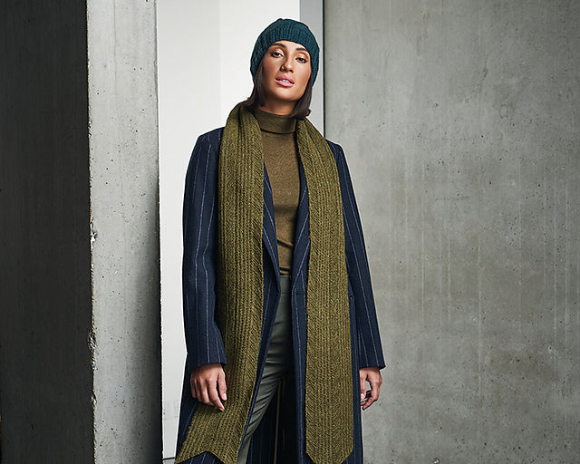 A Rowan Alpaca Classic Pattern - Lauderdal Scarf (PDF)
