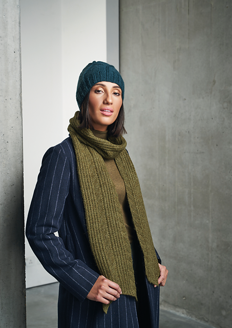 A Rowan Alpaca Classic Pattern - Lauderdal Scarf (PDF)