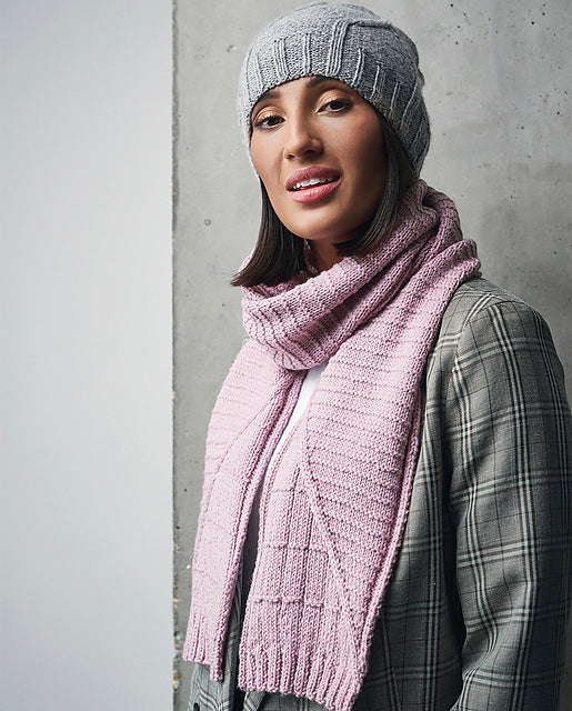 A Rowan Alpaca Soft DK Pattern - Moorgate Wrap & Scarf (PDF)