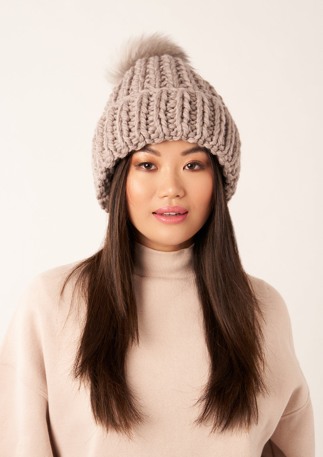A Rowan BIG Big Wool Pattern - Fossil Beanie (PDF)