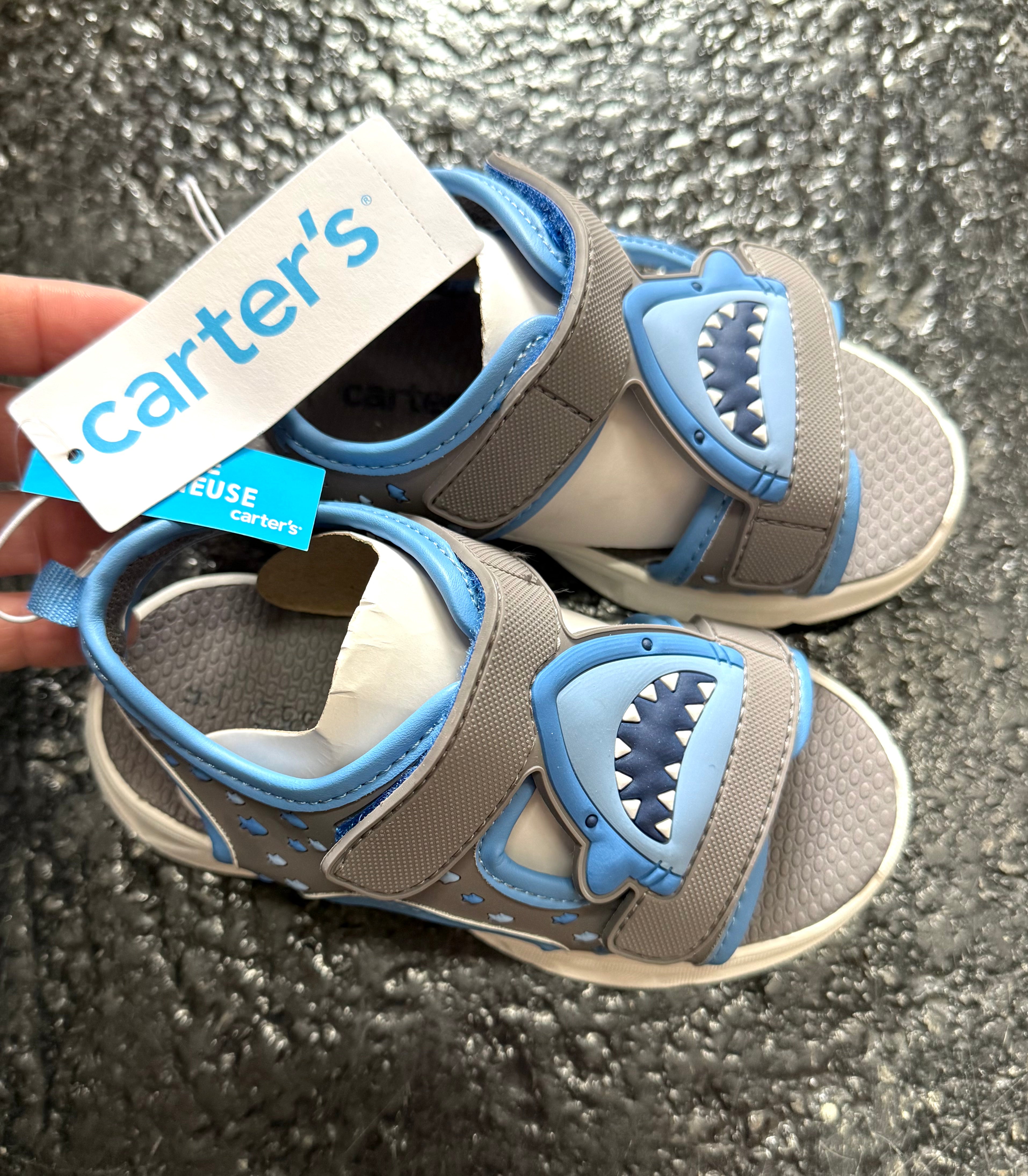 NWT, Carter's Light-up Unisex-Child Futura Sandals Size: 9