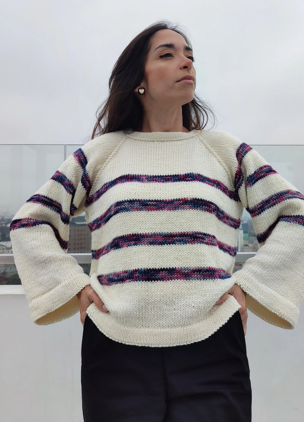A FREE Circulo Bossa Nova Pattern - Gaultier Sweater (PDF) - FREE PATTERN LINK IN DESCRIPTION