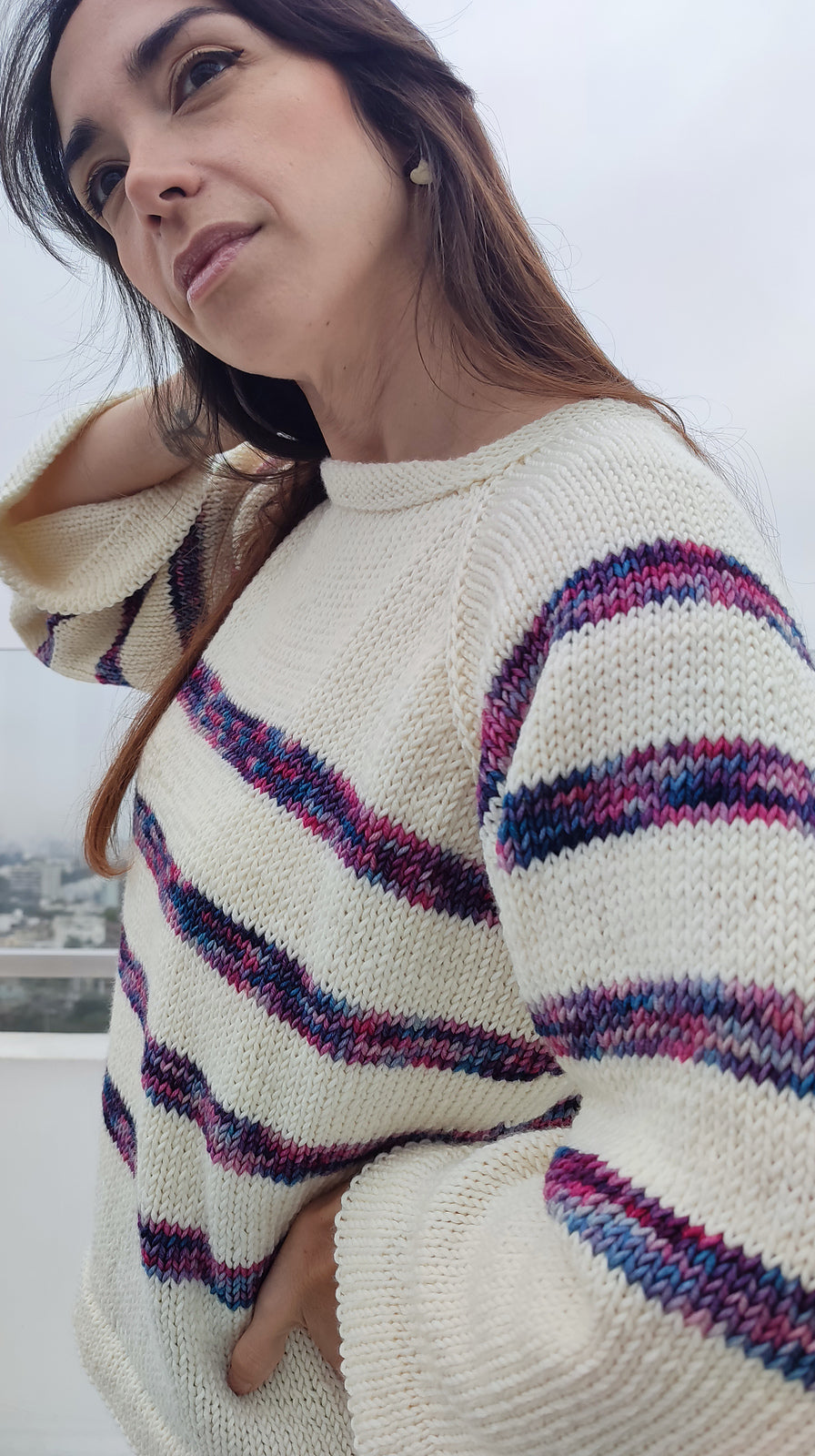 A FREE Circulo Bossa Nova Pattern - Gaultier Sweater (PDF) - FREE PATTERN LINK IN DESCRIPTION