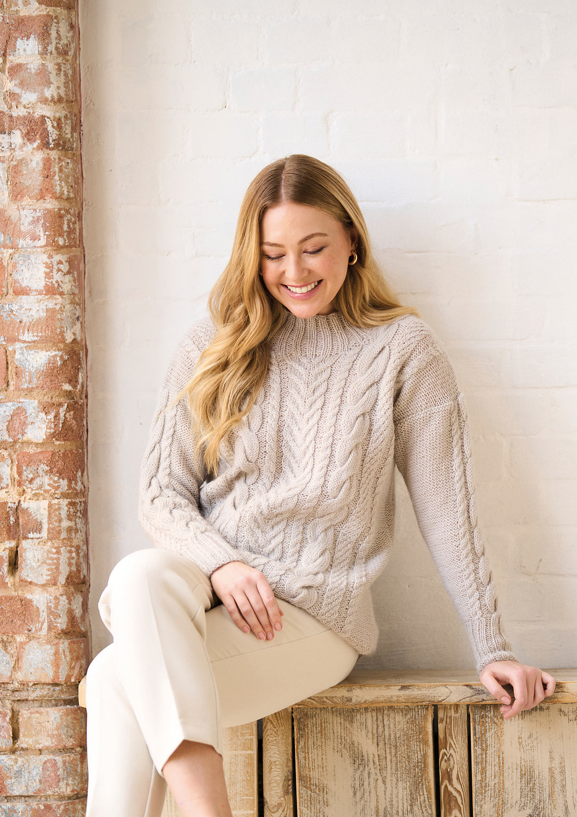 A Rowan Kid Classic Pattern - Glacier Pullover (PDF)