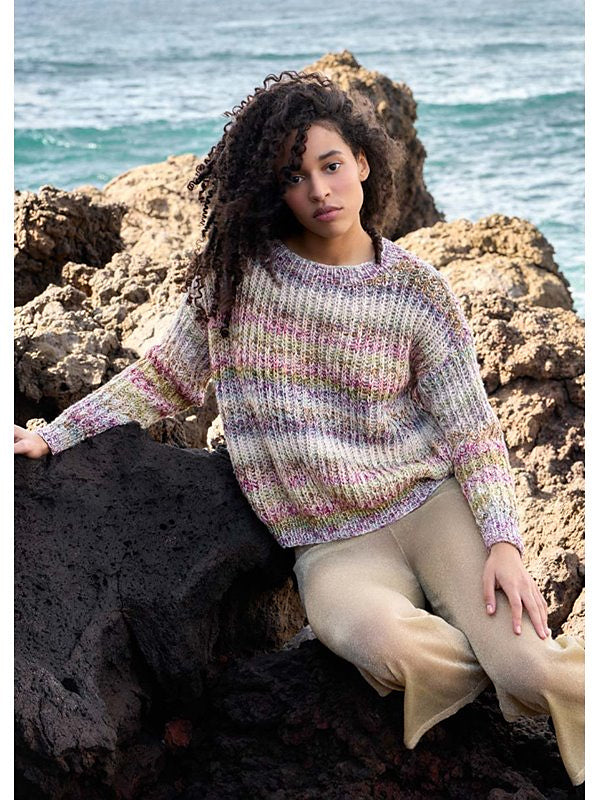 A FREE Lana Grossa Gomitolo Hippie Pattern - Pullover - Design 16 (PDF)