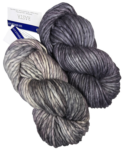 Malabrigo Rasta One of a Kind Colors - Graphite Wash (TWO SKEINS)