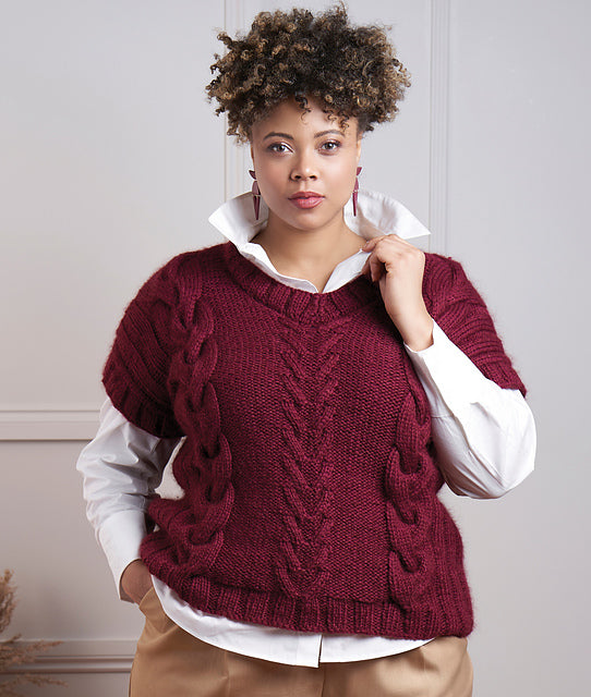 A Rowan Merino Aria & Kidsilk Haze Pattern - Heidi (PDF)