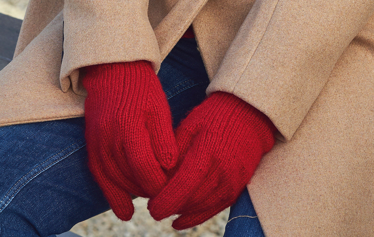 A Rowan Pure Cashmere Pattern - Honey Gloves (PDF)
