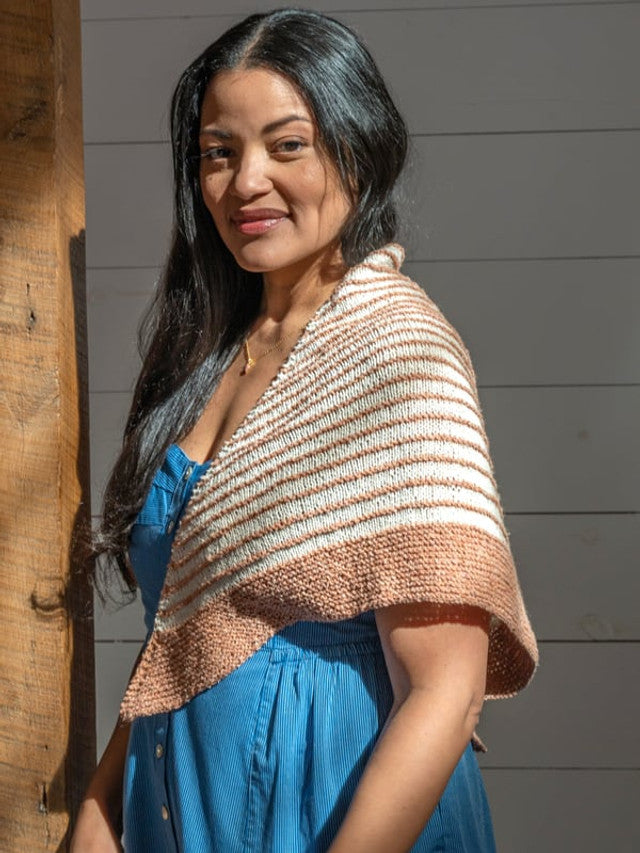 A FREE Berroco Shawl Knitting Pattern - Honeysuckle (PDF)