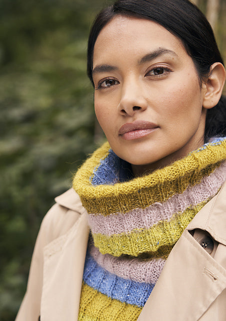 A Rowan Felted Tweed & Kidsilk Haze Pattern -  Hybrid Cowl (PDF)