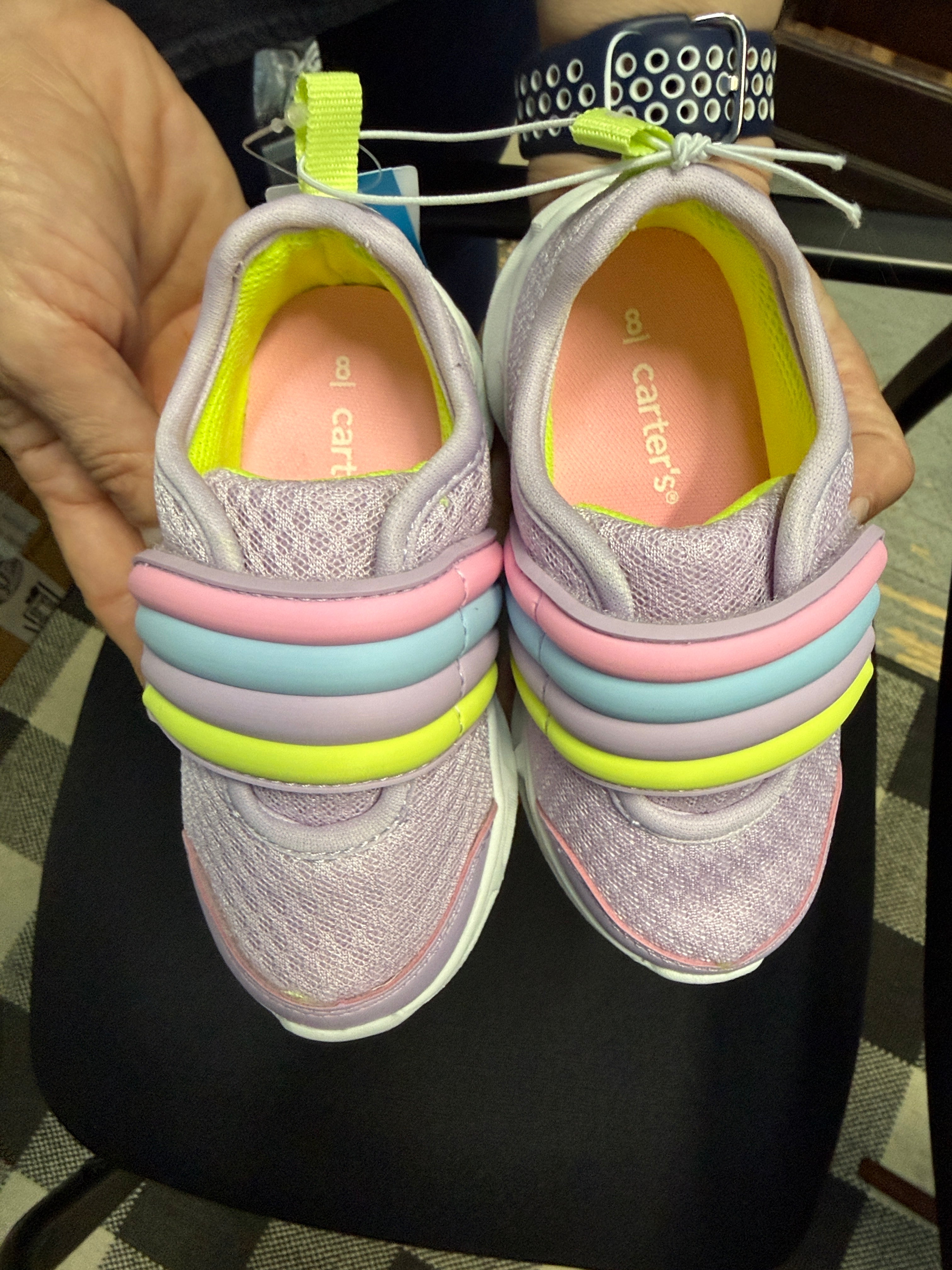 NWT, Carter's Kids' Girl Light-up Hug Sandals Size: 8