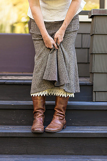 A Churchmouse Yarns and Teas Pattern - Fir Cone Scarf & Wrap (PDF)