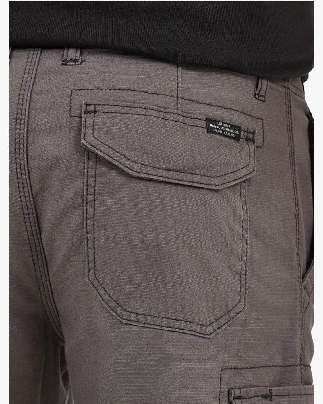 NWT Lee Men's Extreme Motion Swope Cargo Short, Size 36