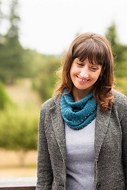 A Churchmouse Yarns and Teas Pattern - Racing Raindrops Scarf (PDF)