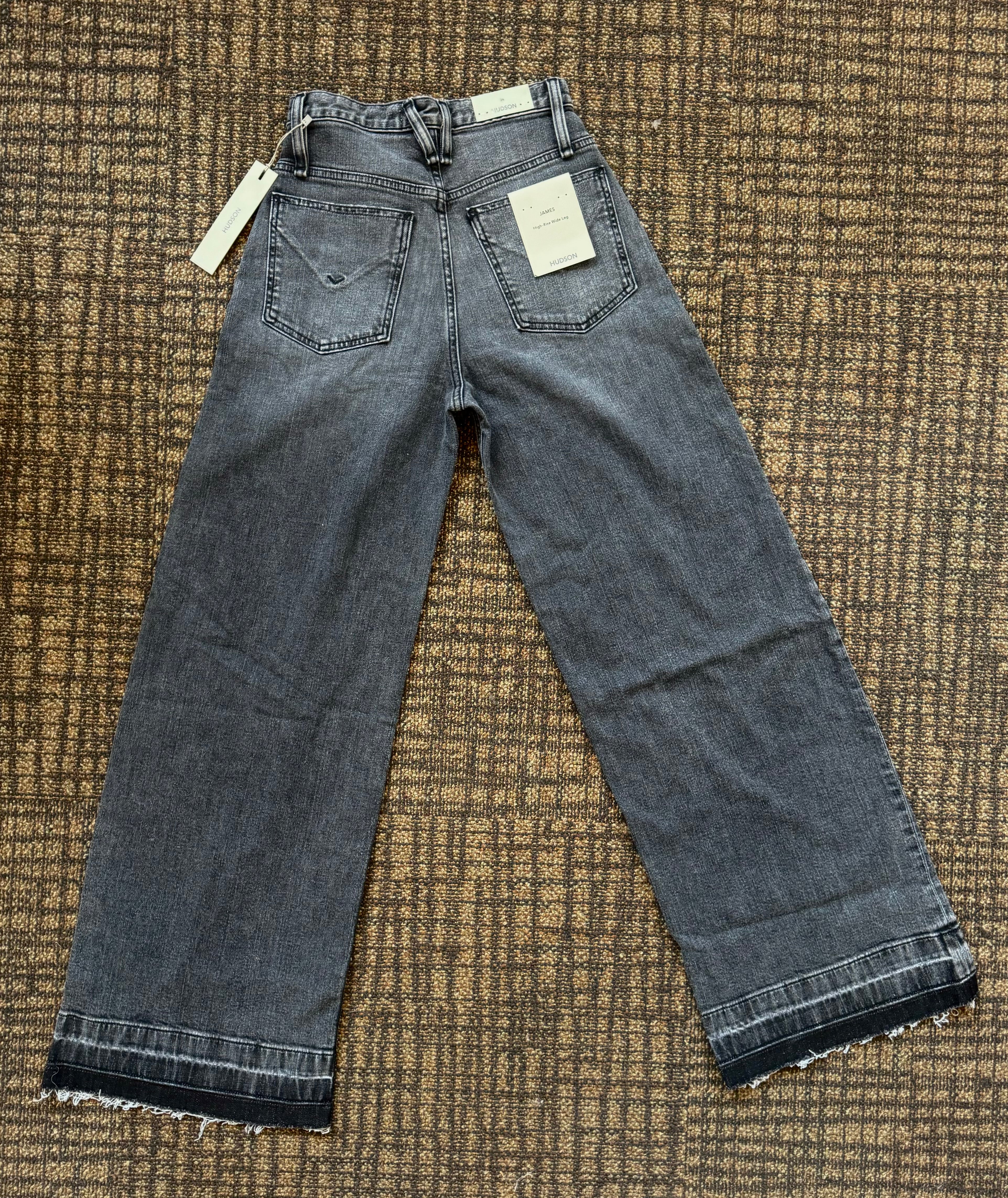 NWT, Hudson Womens Rosie High Rise Wide Leg Jean, Size 26
