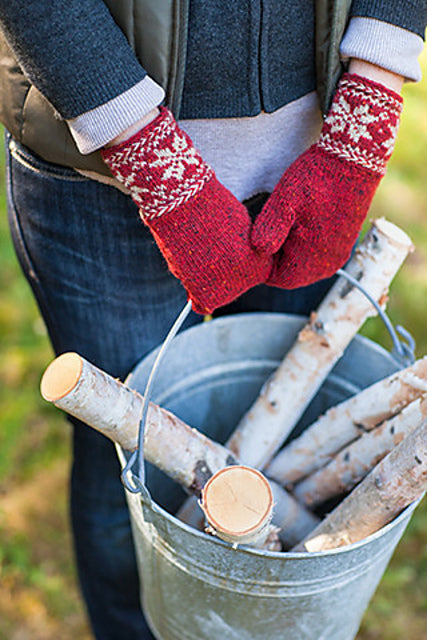 A Churchmouse Yarns and Teas Pattern - Colorwork Cuffs (PDF)