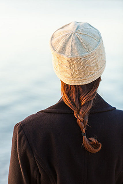 A Churchmouse Yarns and Teas Pattern - Seaworthy Gansey Cap (PDF)