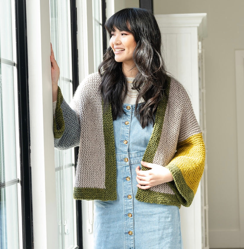 A Berroco Lanas Quick Pattern - Noreen Cardigan (PDF)