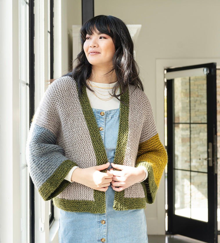 A Berroco Lanas Quick Pattern - Noreen Cardigan (PDF)