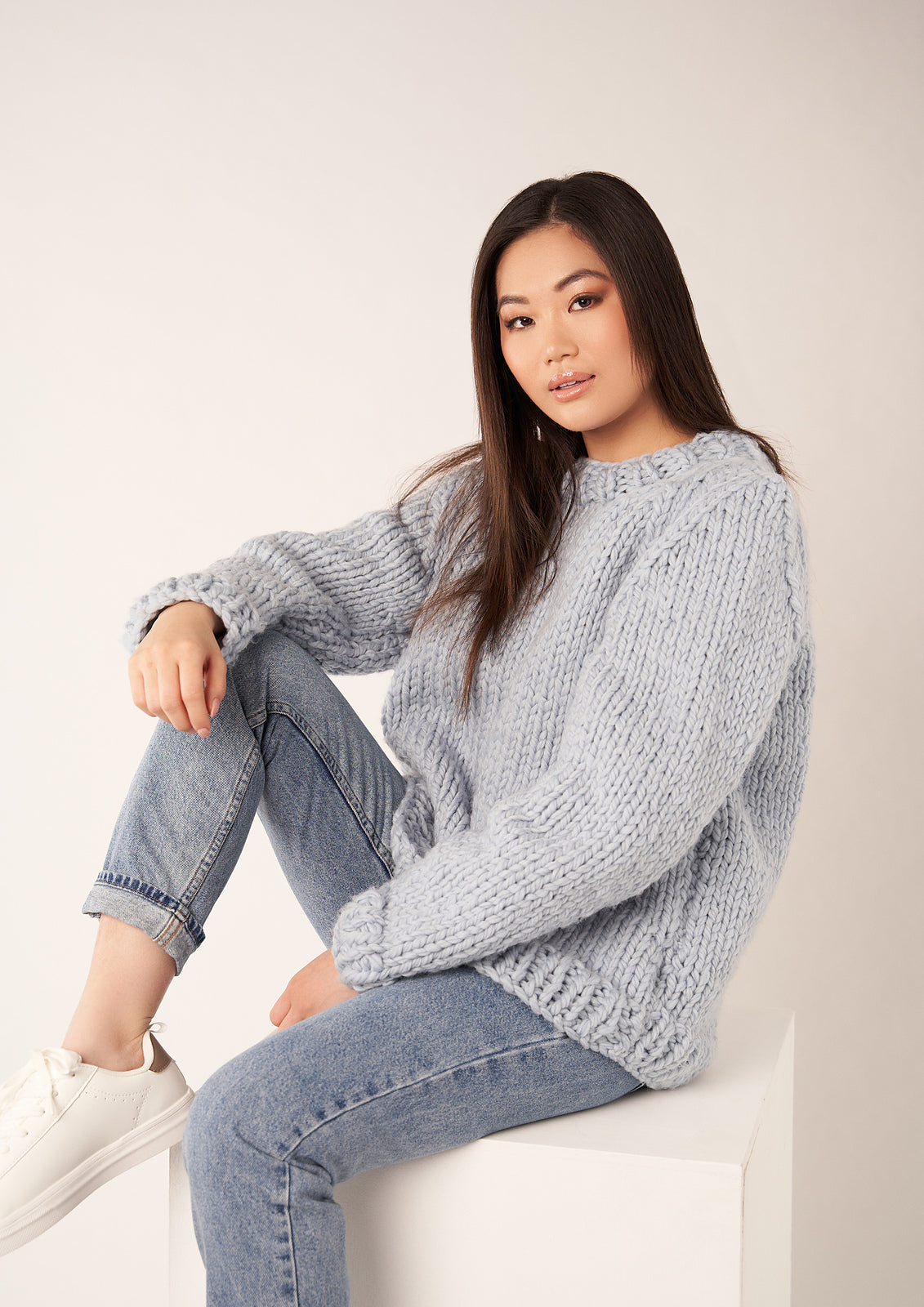 A Rowan BIG Big Wool Pattern - Ice Sweater (PDF)