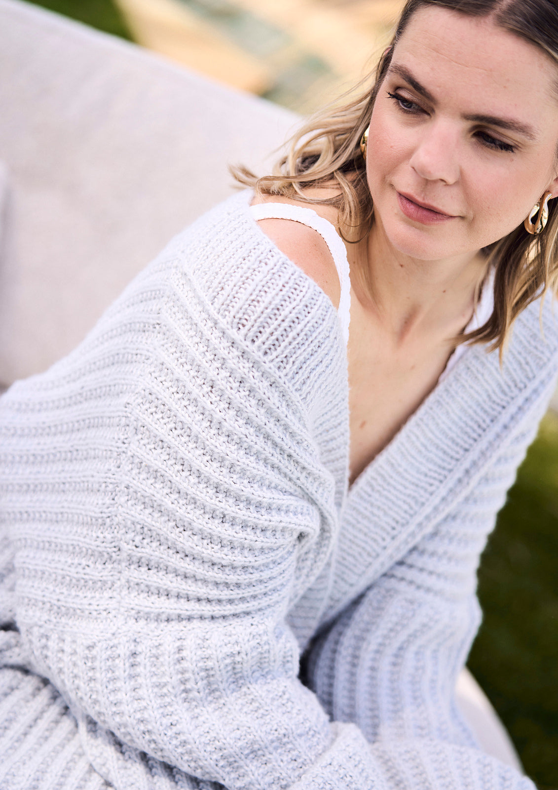 A Rowan Mode Cotton DK Pattern - Inga Cardigan (PDF)