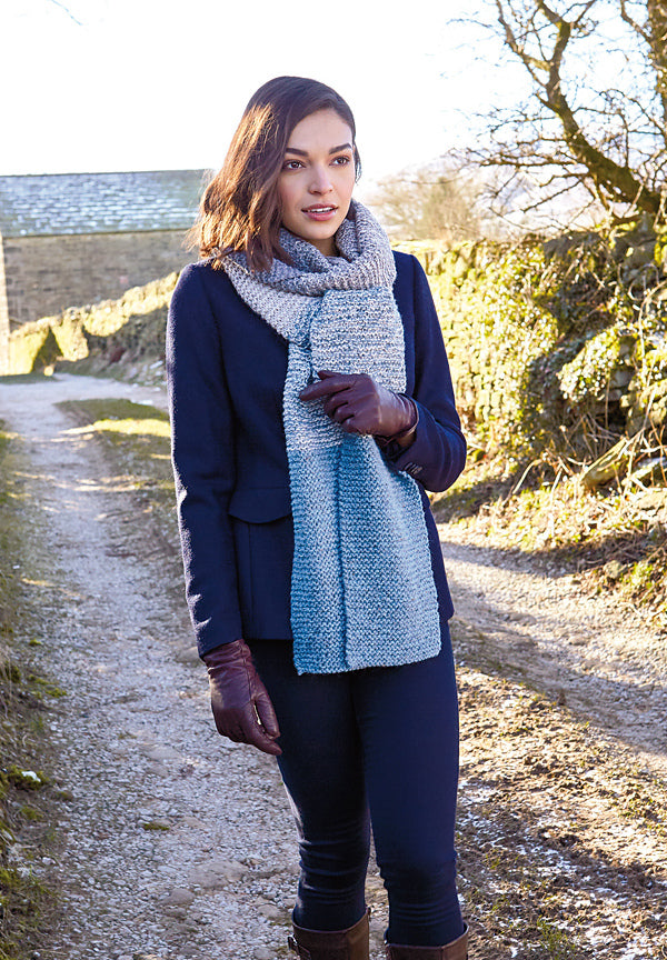 A Rowan Felted Tweed Colour Pattern - Ingleton Scarf (PDF)