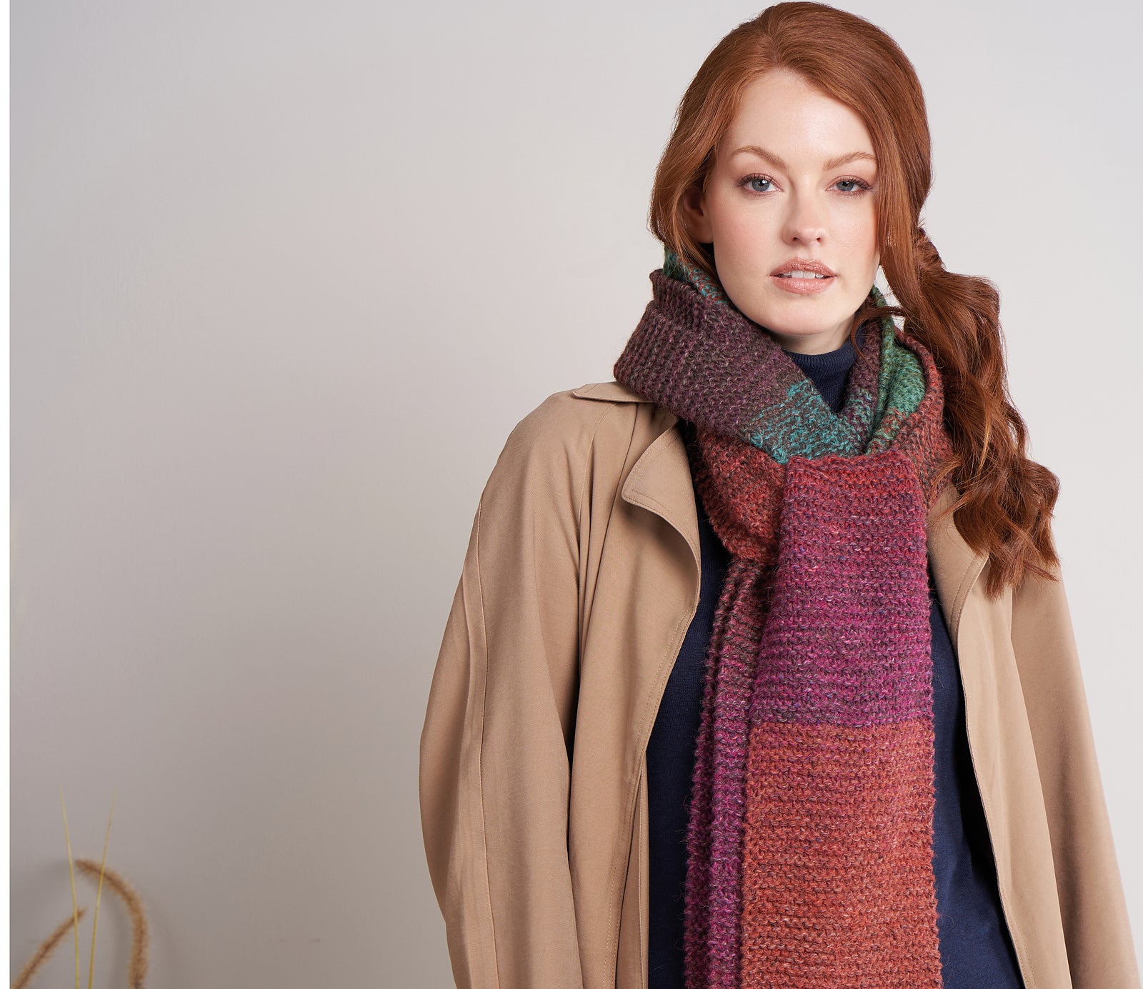 A Rowan Felted Tweed Colour Pattern - Ingleton Scarf (PDF)