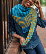 A Juniper Moon Farm Herriot Great Pattern Kit - Marie Shawl (Print pattern and yarn kit)