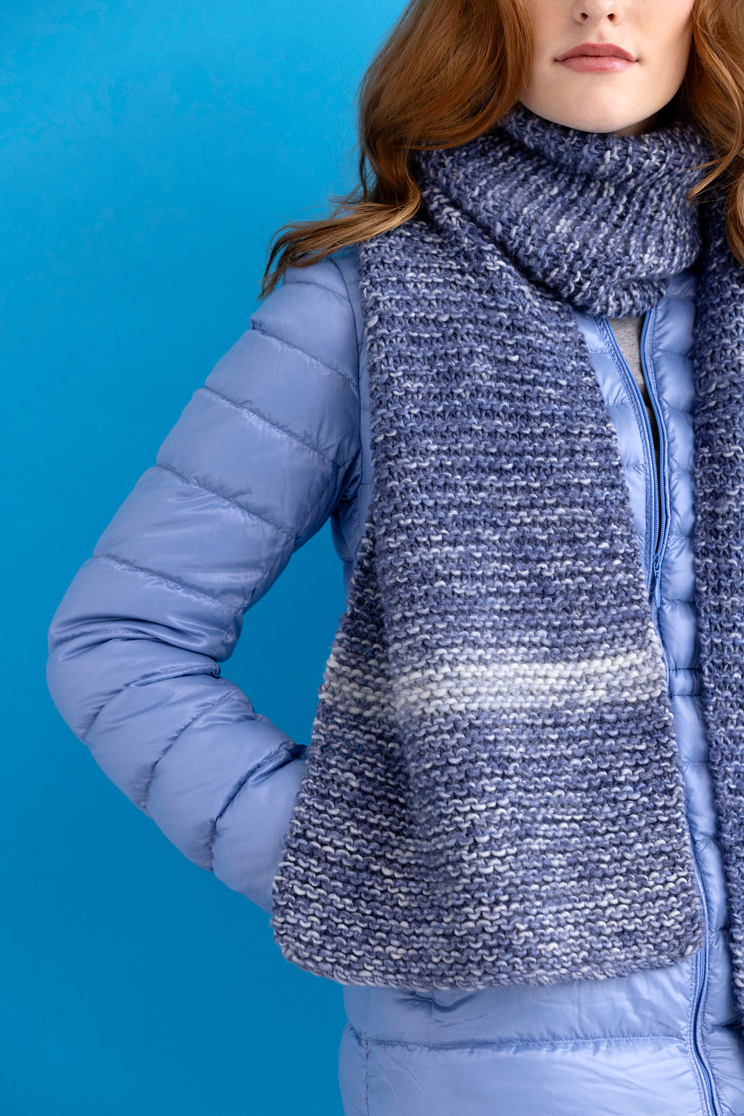 A Juniper Moon Farm Moonshine Bulky Dappled Pattern - Seaspray (PDF)
