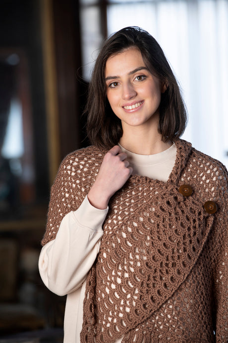 A Juniper Moon Farm Herriot Great Pattern - Hailey Crochet Shrug (PDF)