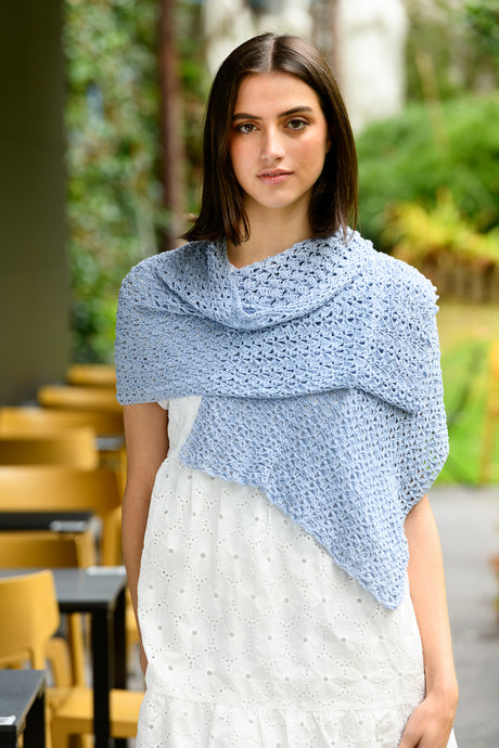 A Juniper Moon Farm Marilyn Pattern - Lianna Shawl/Wrap (PDF) (Crochet)