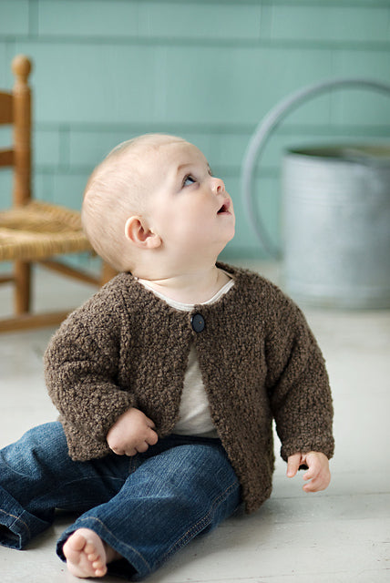 A Churchmouse Yarns and Teas Pattern - Blossom Baby Sweater (PDF)