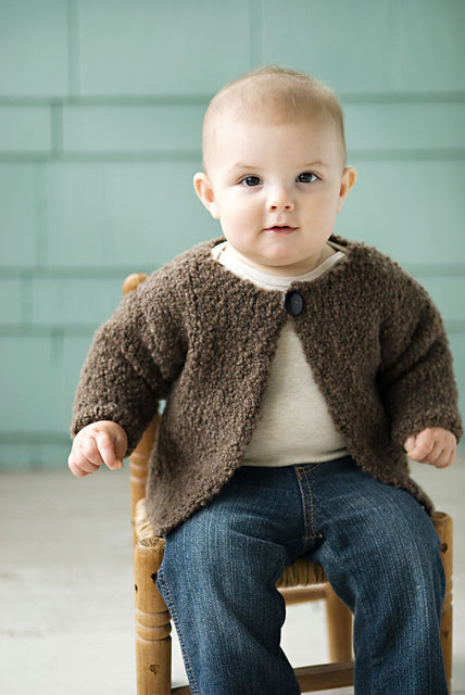 A Churchmouse Yarns and Teas Pattern - Blossom Baby Sweater (PDF)