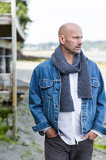 A Churchmouse Yarns and Teas Pattern - Walking Rib Cowl & Muffler (PDF)