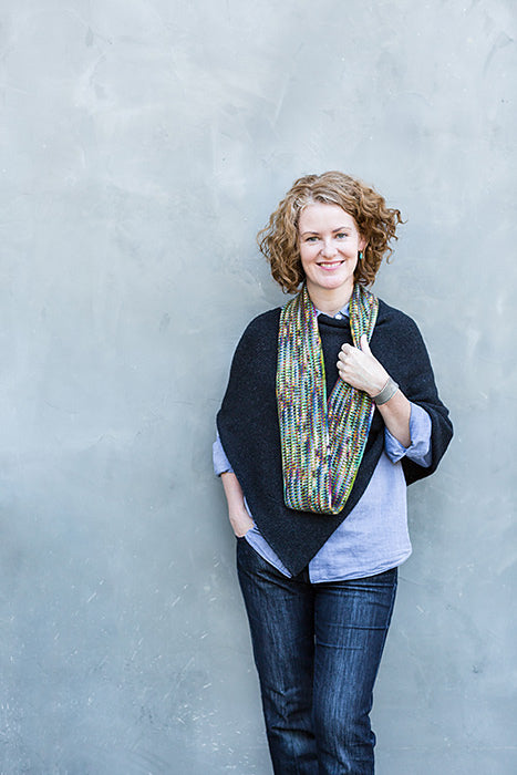 A Churchmouse Yarns and Teas Pattern - Crocheted Linen Stitch Scarf & Loop (PDF)