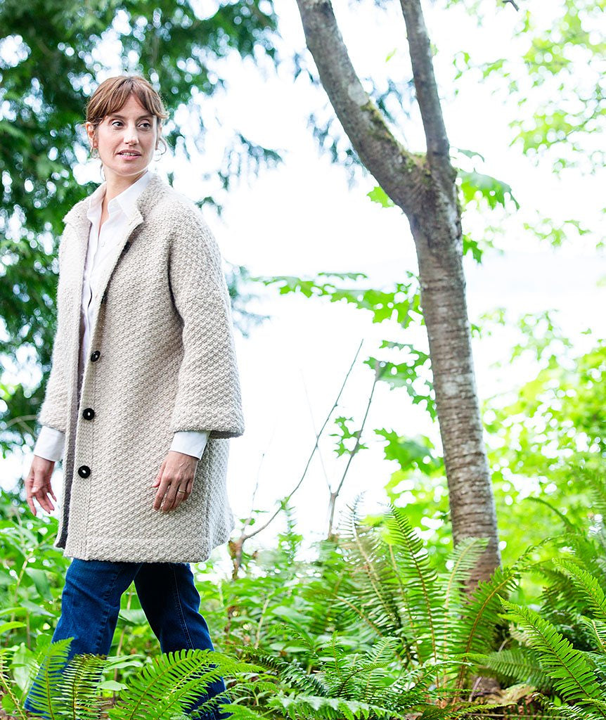 A Churchmouse Yarns and Teas Pattern - Car Coat (PDF)