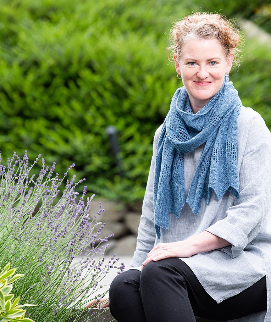 A Churchmouse Yarns and Teas Pattern - Chevron Lace Wrap and Scarf (PDF)