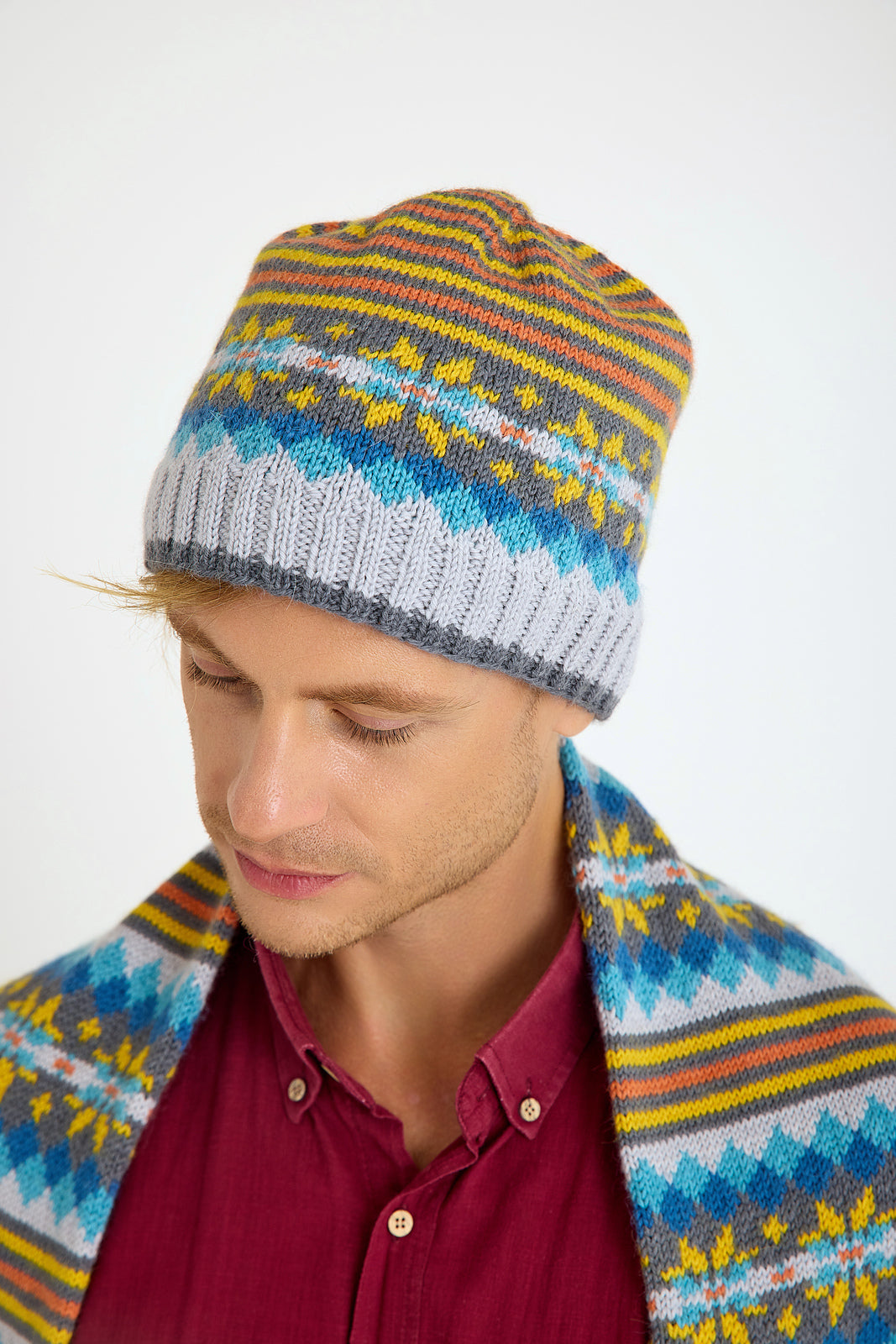FREE PATTERN W/ PURCHASES OF Llama Mia - Nordic Hat & Scarf (PRINT PATTERN)
