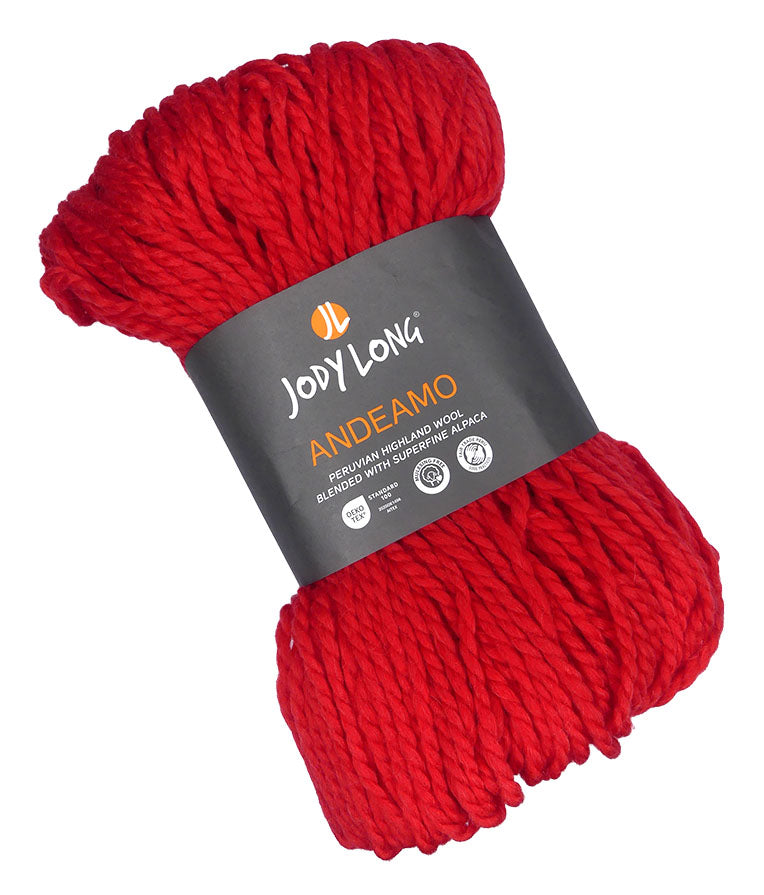 Jody Long Andeamo - Poppy (Color #030) - BIG 200 GRAM SKEINS