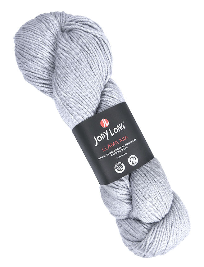 Jody Long Llama Mia - Silver (Color #005) - FULL BAG SALE (5 SKEINS)