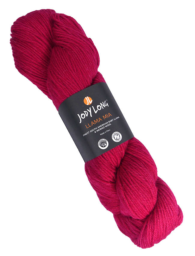 Jody Long Llama Mia - Vermillion (Color #013) - FULL BAG SALE (5 SKEINS)