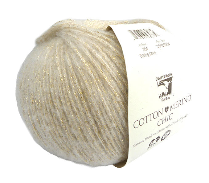 Juniper Moon Farm Cotton + Merino Chic - Daring Dove (Color #304)