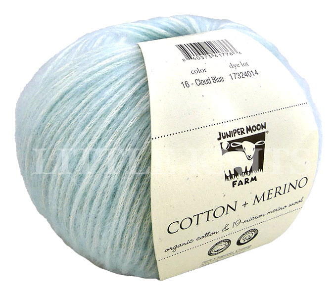 Juniper Moon Farm Cotton + Merino - Cloud Blue (Color #16)