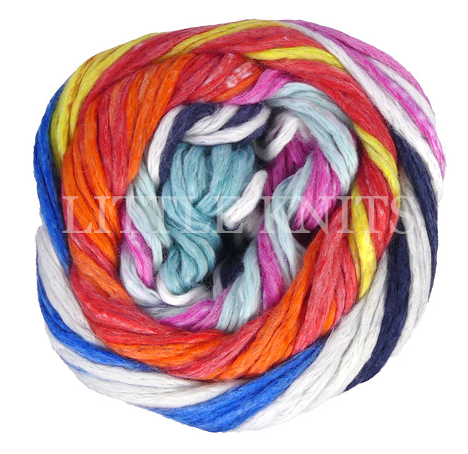 Juniper Moon Farm Cumulus Stripes - Magenta Waves (Color #515)