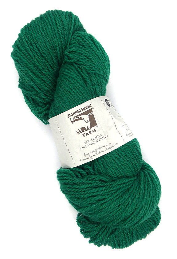 Juniper Moon Farm Patagonia Organic Merino - Emerald (Color #159)