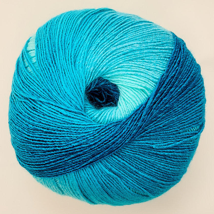 Sirdar Jewelspun Ombre - Ocean Blue (Color #103) - GIANT 400 Gram Skeins